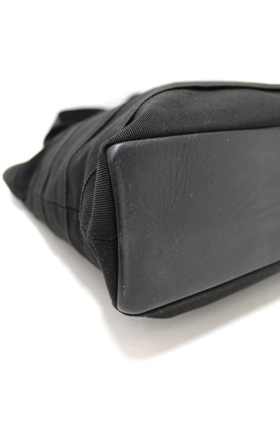 SalvatoreFerragamo Salvatore Ferragamo Black Grosgrain Ribbon Tiered T | Italystation.com - Shop Now at italystation.com