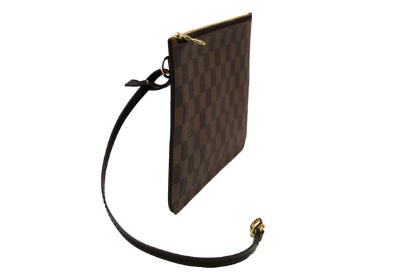 Louis Vuitton Damier Ebene Neverfull Pouch Pochette