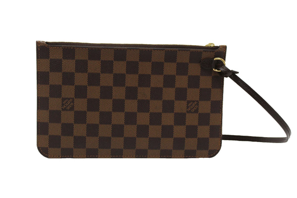 Louis Vuitton Damier Ebene Neverfull Pouch Pochette