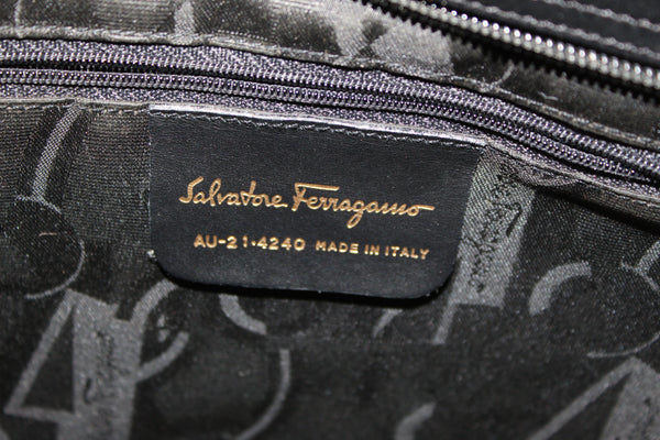 SalvatoreFerragamo Salvatore Ferragamo Black Grosgrain Ribbon Tiered T | Italystation.com - Shop Now at italystation.com