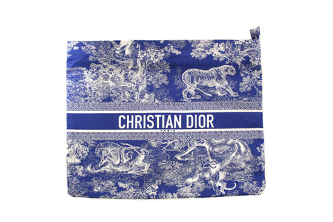 NEW Christian Dior Blue Toile de Jouy Reverse Techn | Italystation.com - Now at italystation.com