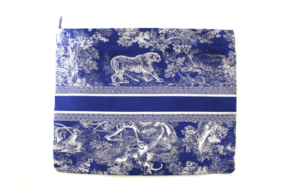 NEW Christian Dior Blue Toile de Jouy Reverse Techn | Italystation.com - Now at italystation.com