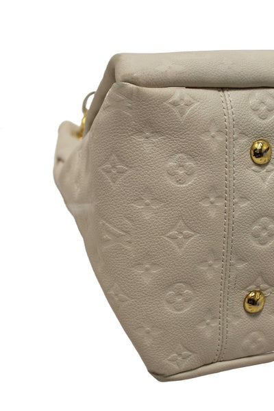 Louis Vuitton White Monogram Empreinte Leather Artsy MM Hobo Bag