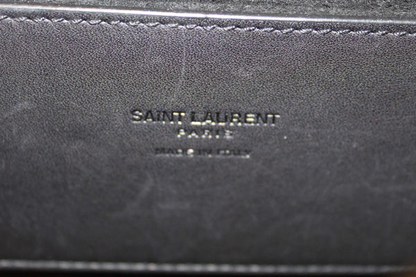 Saint Laurent Black Calfskin Leather Kaia Small Satchel Shoulder Bag