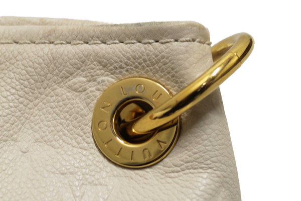 Louis Vuitton White Monogram Empreinte Leather Artsy MM Hobo Bag