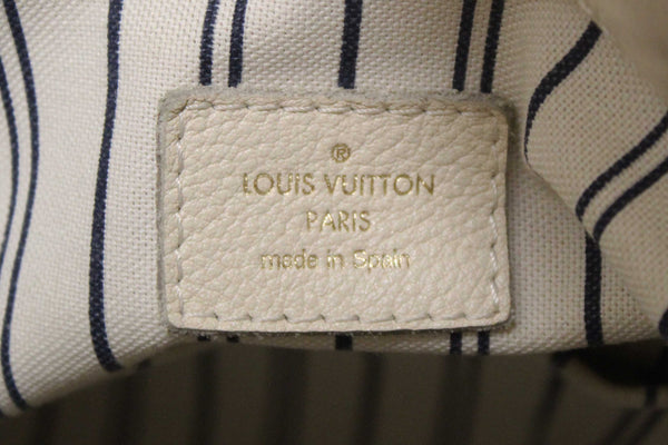 Louis Vuitton White Monogram Empreinte Leather Artsy MM Hobo Bag