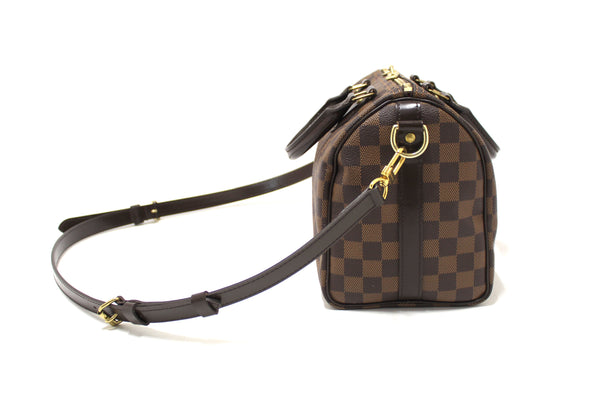 Louis Vuitton Damier Ebene Speedy 25 Bandouliere Bag