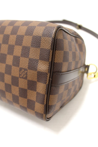 Louis Vuitton Damier Ebene Speedy 25 Bandouliere Bag