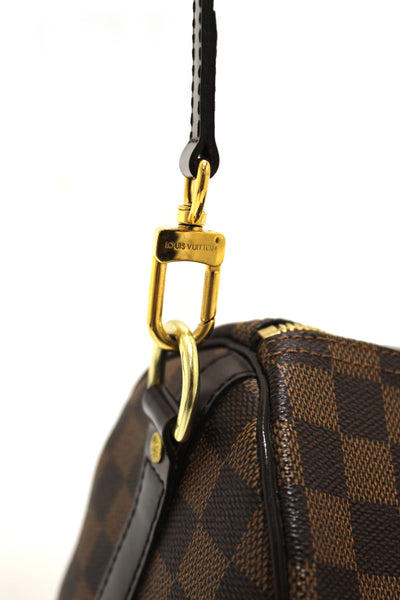 Louis Vuitton Damier Ebene Speedy 25 Bandouliere Bag