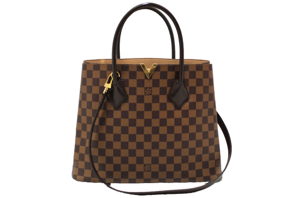 Authentic Louis Vuitton Damier Ebene Kensington Tote/Shoulder Bag