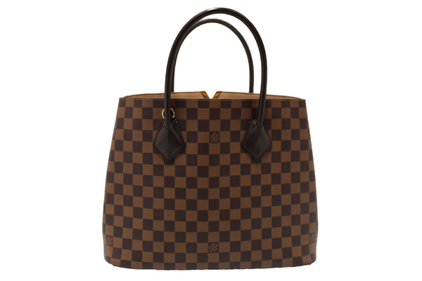 Authentic Louis Vuitton Damier Ebene Kensington Tote/Shoulder Bag