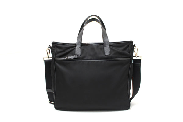 Prada Black Re-Nylon Pocket Tote Shoulder Bag | Italystation.com - Shop Now at italystation.com