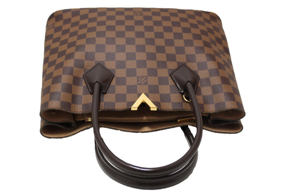 Authentic Louis Vuitton Damier Ebene Kensington Tote/Shoulder Bag