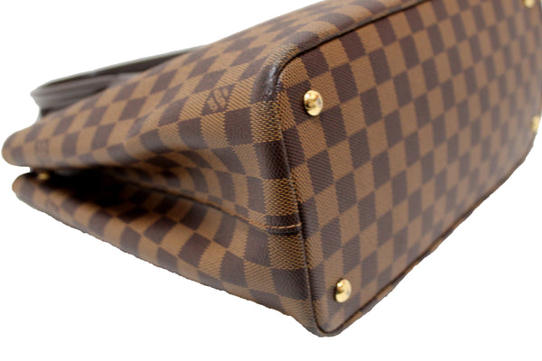 Authentic Louis Vuitton Damier Ebene Kensington Tote/Shoulder Bag