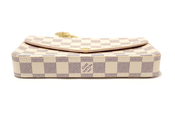 NEW Louis Vuitton Damier Azur Felicie Pochette Cros | Italystation.com - Now at italystation.com