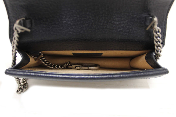 Gucci Blue and Beige GG Supreme Dionysus Super Mini Bag