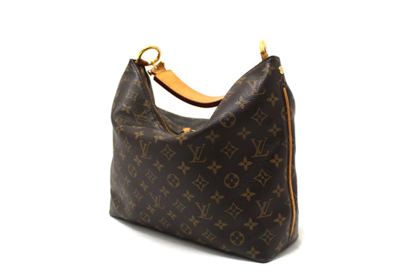 Louis Vuitton Classic Monogram Canvas Sully PM Hobo Bag