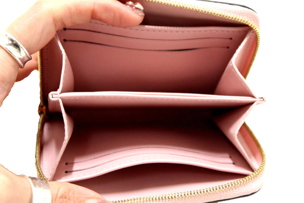 Louis Vuitton Rose Monogram Vernis Leather Zippy Co | Italystation.com - Now at italystation.com