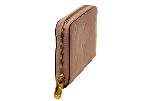 Louis Vuitton Rose Monogram Vernis Leather Zippy Coin Purse
