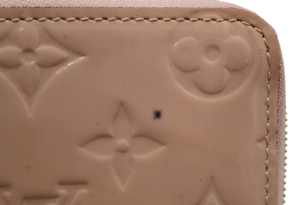 Louis Vuitton Rose Monogram Vernis Leather Zippy Coin Purse