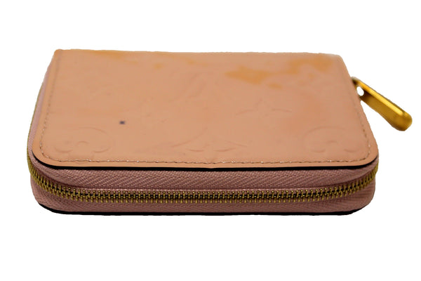 Louis Vuitton Rose Monogram Vernis Leather Zippy Coin Purse