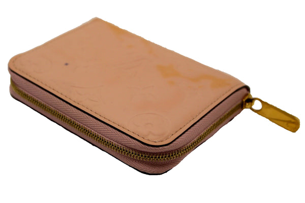 Louis Vuitton Rose Monogram Vernis Leather Zippy Co | Italystation.com - Now at italystation.com