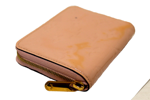 Louis Vuitton Rose Monogram Vernis Leather Zippy Coin Purse