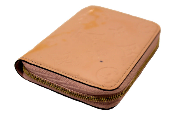 Louis Vuitton Rose Monogram Vernis Leather Zippy Coin Purse
