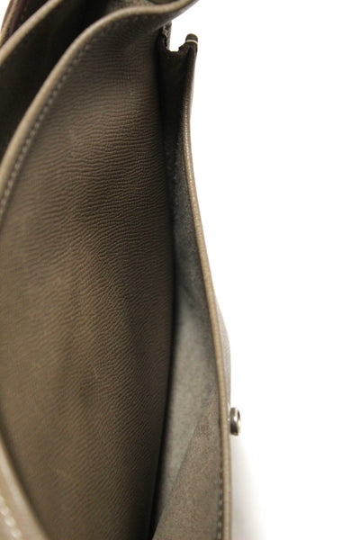 Hermes Etoupe Epsom Leather Evelyne PM III Messenger Bag