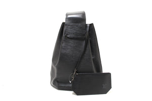 Louis Vuitton Black Epi Leather Sac a Dos Drawstrin | Italystation.com - Now at italystation.com