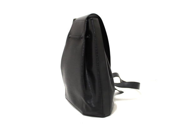 Louis Vuitton Black Epi Leather Sac a Dos Drawstrin | Italystation.com - Now at italystation.com