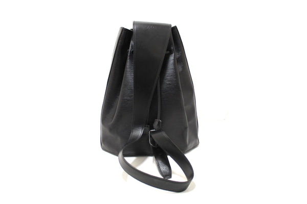 Louis Vuitton Black Epi Leather Sac a Dos Drawstrin | Italystation.com - Now at italystation.com