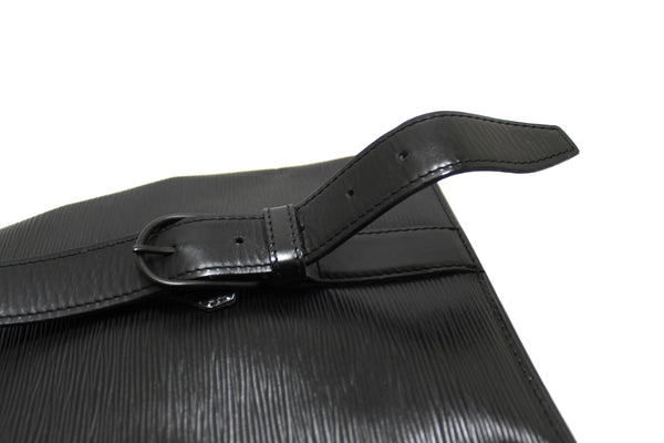 Louis Vuitton Black Epi Leather Sac a Dos Drawstrin | Italystation.com - Now at italystation.com