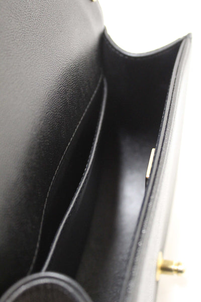 Chanel Black Quilted Caviar Leather Le Boy Half Moon Small Messenger Bag