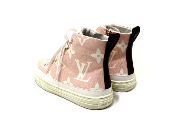 Louis Vuitton Rose Pink Monogram Giant Stellar High | Italystation.com - Now at italystation.com