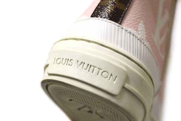 Louis Vuitton Rose Pink Monogram Giant Stellar High Top Sneakers Size 37