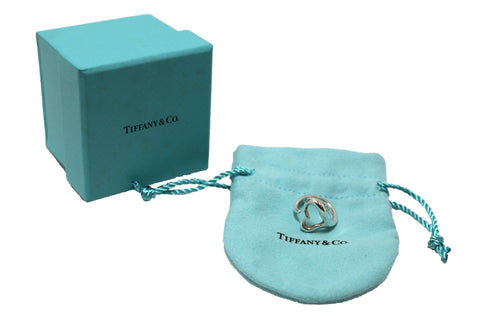 Tiffany＆Co。Sterling Silver Open Heart Ring