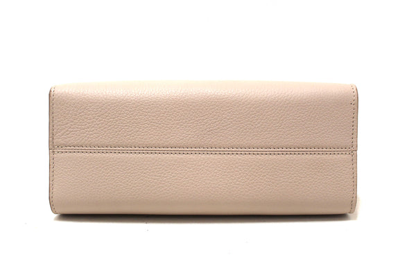 Louis Vuitton Greige Grey Taurillon Leather Twist One Handle MM Bag