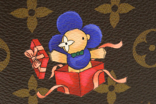 NEW Louis Vuitton Classic Monogram with  Vivienne Winter Holiday Collection Passport Cover