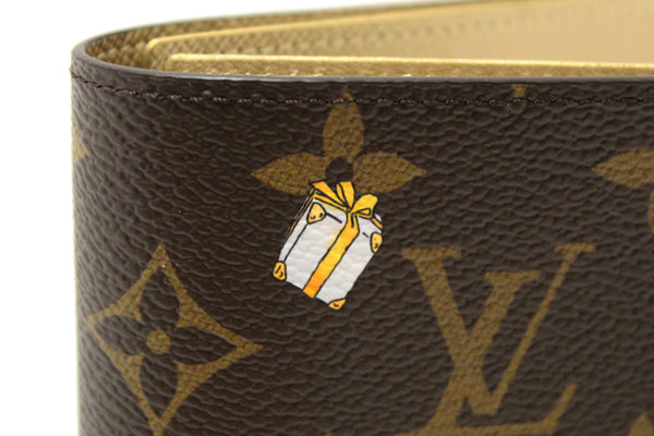 NEW Louis Vuitton Classic Monogram with  Vivienne Winter Holiday Collection Passport Cover