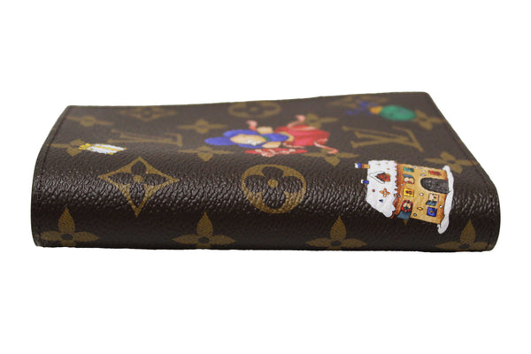 NEW Louis Vuitton Classic Monogram with  Vivienne Winter Holiday Collection Passport Cover