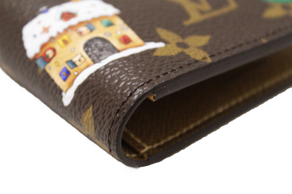 NEW Louis Vuitton Classic Monogram with  Vivienne Winter Holiday Collection Passport Cover