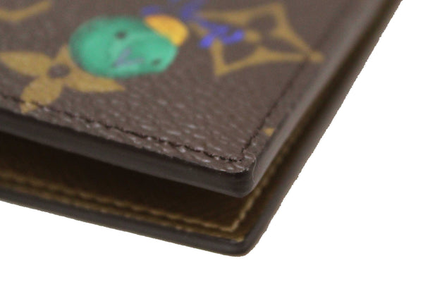 NEW Louis Vuitton Classic Monogram with  Vivienne Winter Holiday Collection Passport Cover