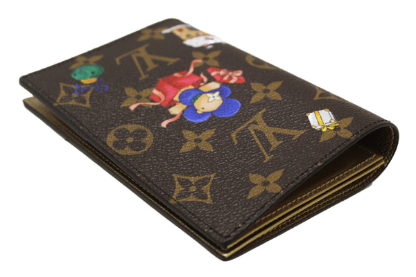 NEW Louis Vuitton Classic Monogram with  Vivienne Winter Holiday Collection Passport Cover