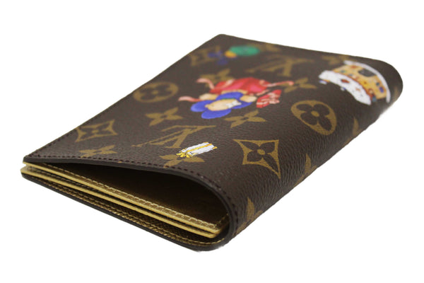 NEW Louis Vuitton Classic Monogram with  Vivienne Winter Holiday Collection Passport Cover