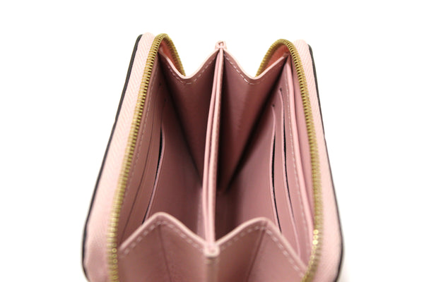 Louis Vuitton Rose Monogram Vernis Leather Zippy Co | Italystation.com - Now at italystation.com