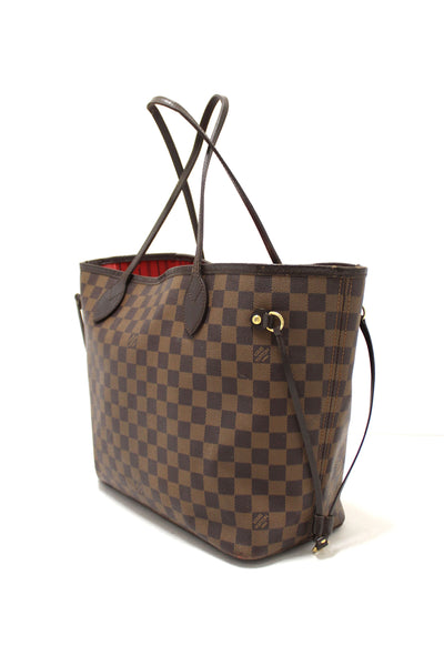 Louis Vuitton Damier Canvas Neverfull MM Shoulder Tote Bag | Italystation.com