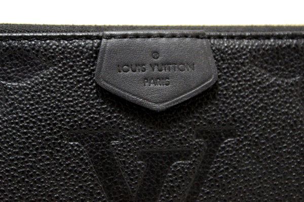 LOUIS VUITTON Louis Vuitton Black Monogram Empreinte Leather Pochette | Italystation.com - Shop Now at italystation.com