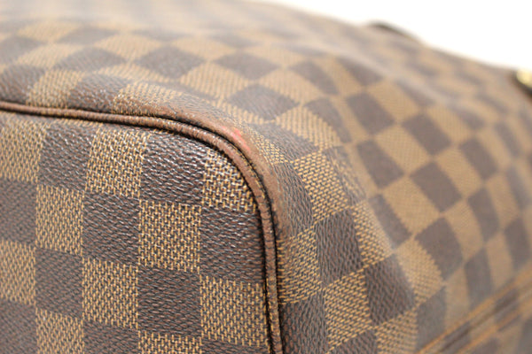 Louis Vuitton Damier Canvas Neverfull MM Shoulder Tote Bag | Italystation.com