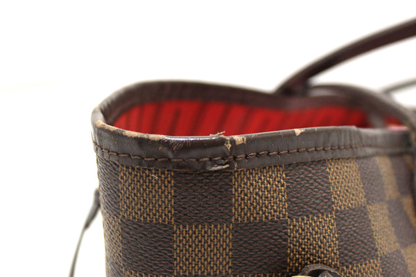 Louis Vuitton Damier Canvas Neverfull MM Shoulder Tote Bag | Italystation.com